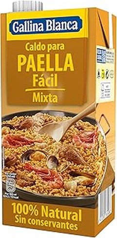 ¿Por qué usar caldo para paella en vez de agua?