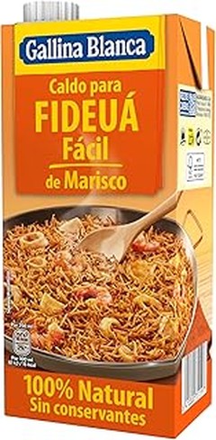 ¿Cuál es el coste promedio de los caldos para fideuá?