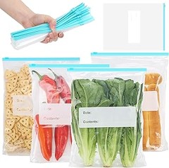 Tipos de bolsas para congelar: plásticas, de silicona y más