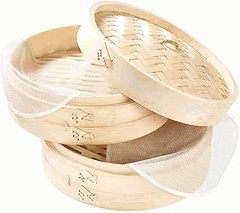 Vaporeras de bambú