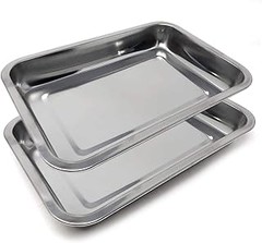 Pros y contras de las bandejas de acero inoxidable en la cocina
