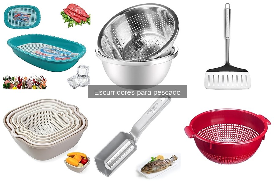 Accesorios ideales para escurridores de pescado