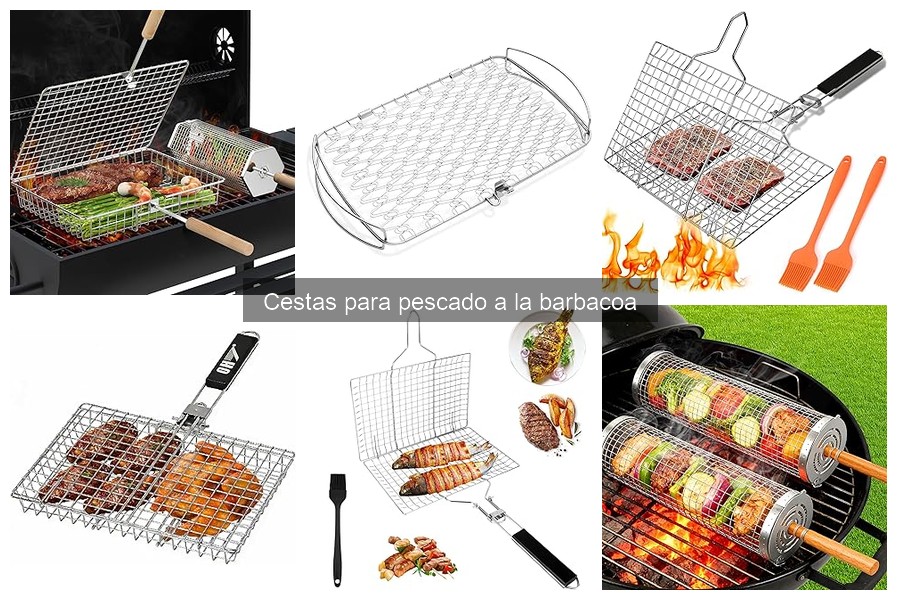 Alternativas a cestas para cocinar pescado en la barbacoa