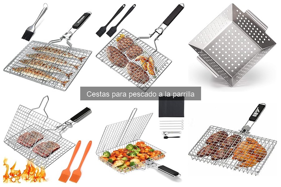 Alternativas a cestas para pescado a la parrilla
