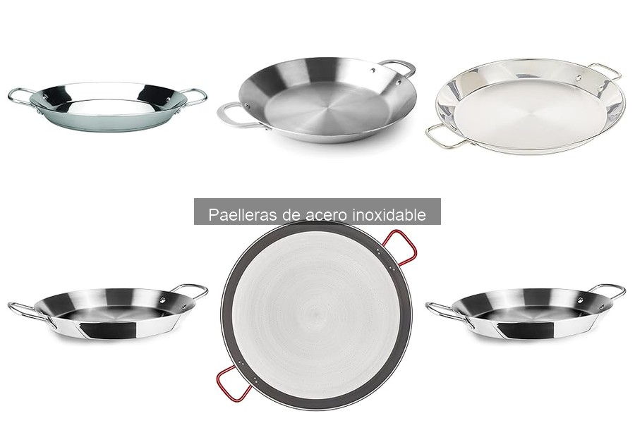 Alternativas a la paellera de acero inoxidable para paellas
