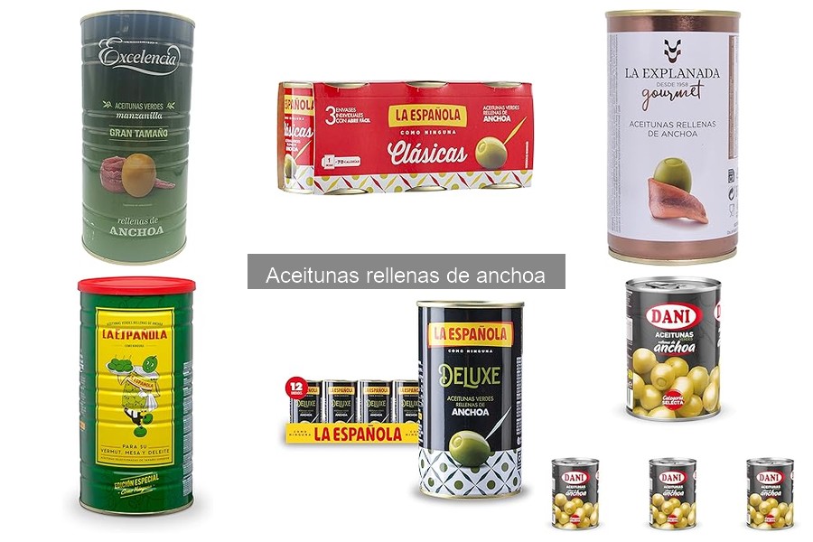 Alternativas a las aceitunas rellenas de anchoa para picoteo