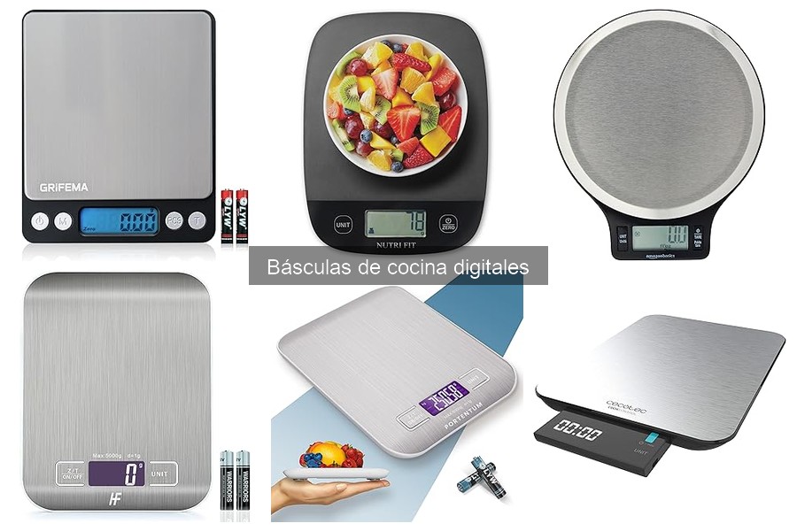Alternativas a las básculas de cocina digitales