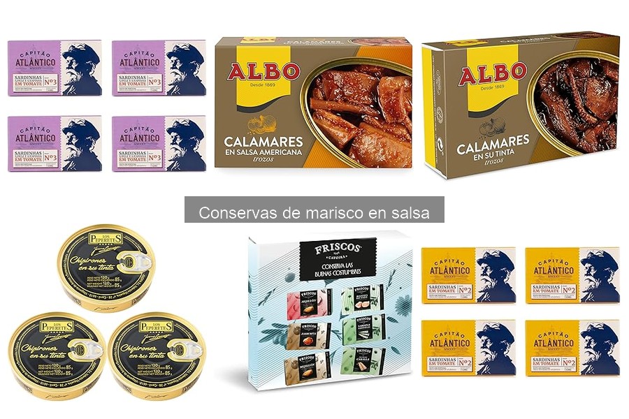 Alternativas a las conservas de marisco en salsa