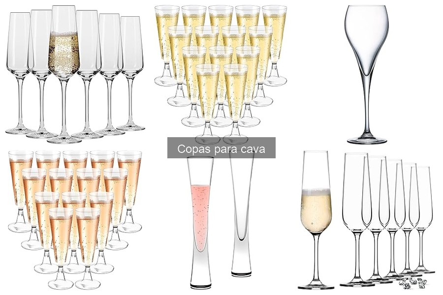 Alternativas a las copas de cava: flautas y más