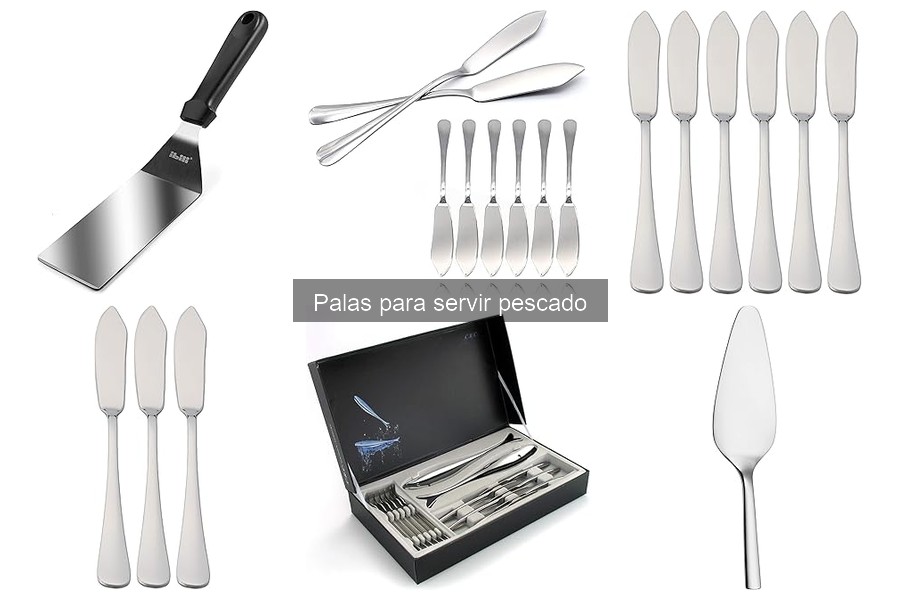 Alternativas a las palas para servir pescado en casa