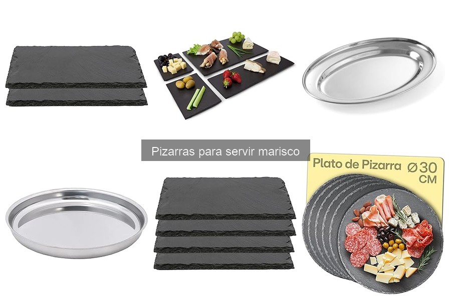Alternativas a las Pizarras para Servir Marisco