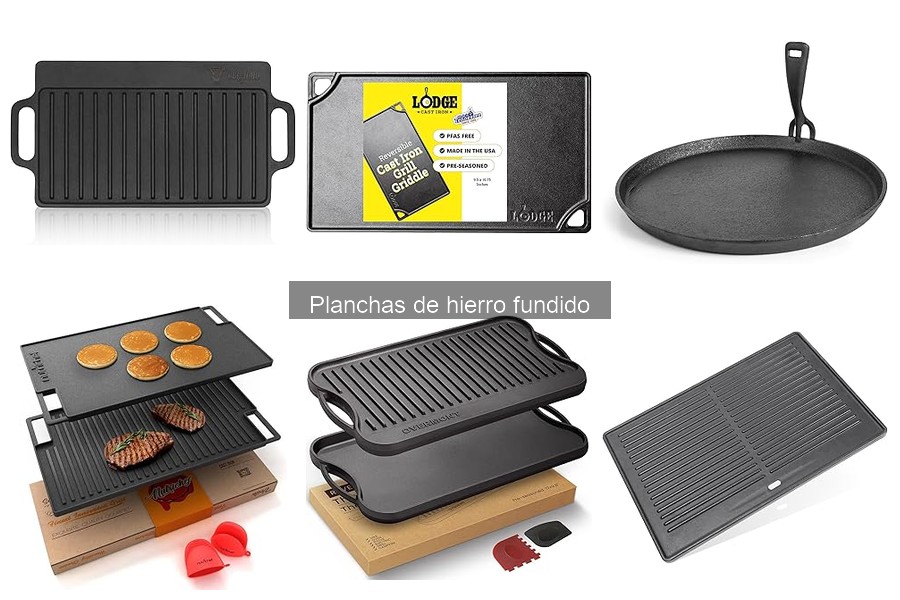 Alternativas a las Planchas de Hierro Fundido para Cocinar