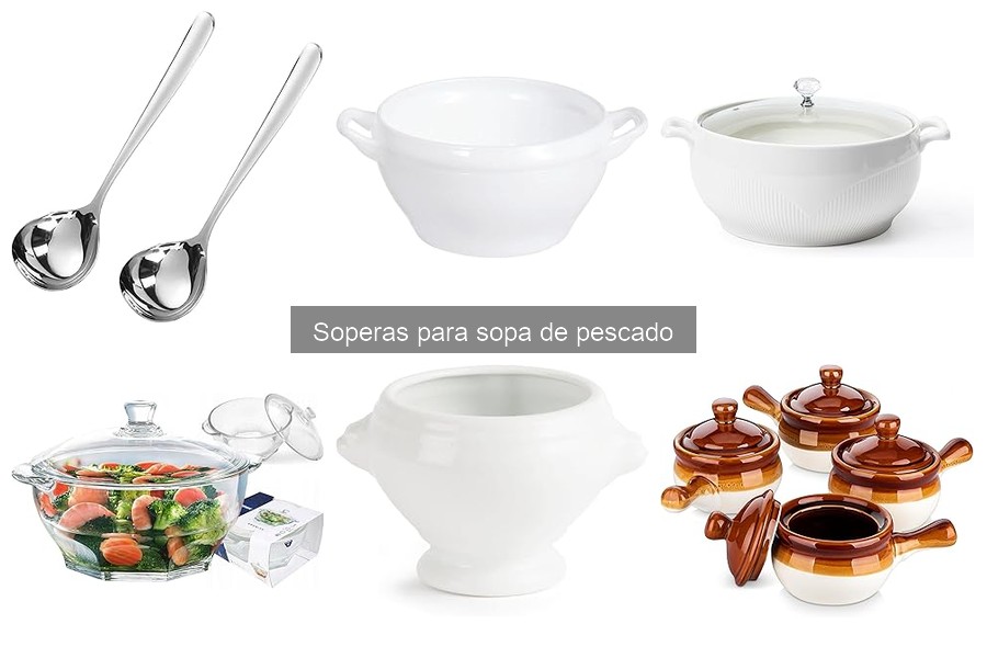 Alternativas a las soperas para sopa de pescado