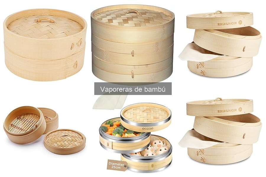 Alternativas a las vaporeras de bambú para cocinar al vapor