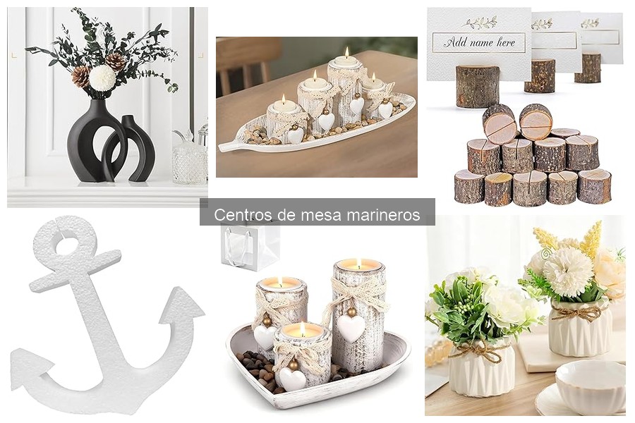 Alternativas a los Centros de Mesa Marineros para Decorar