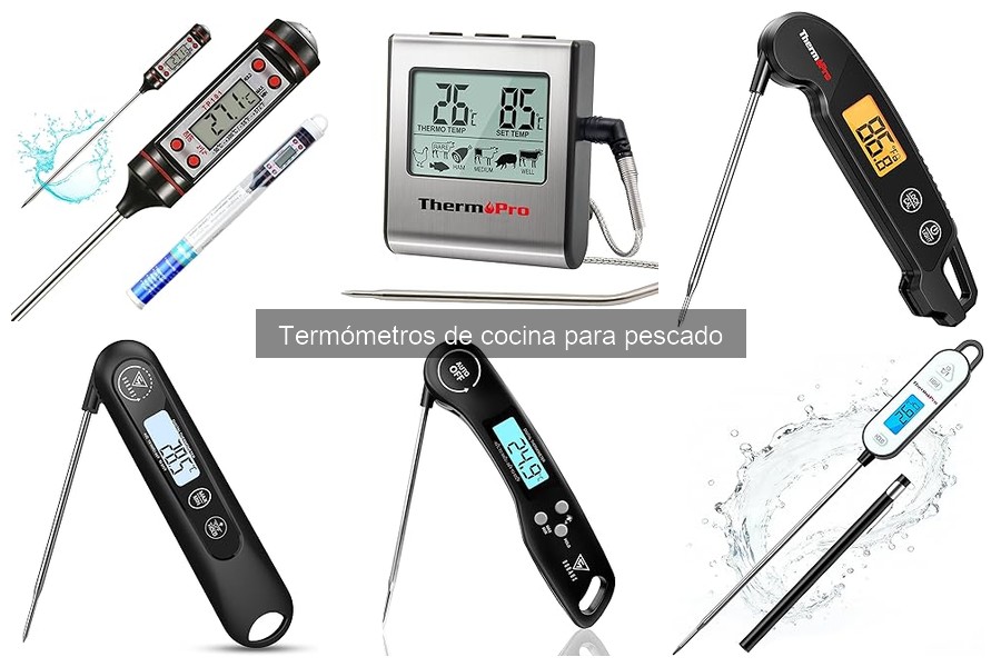 Alternativas a los termómetros de cocina para pescado