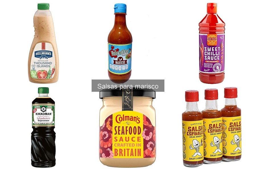 Alternativas a salsas para marisco sin alérgenos