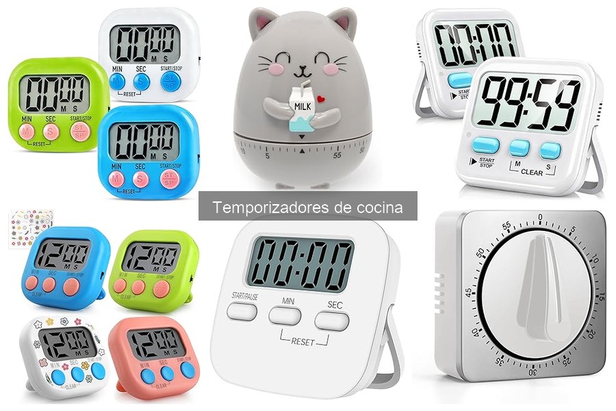 Alternativas a temporizadores de cocina convencionales