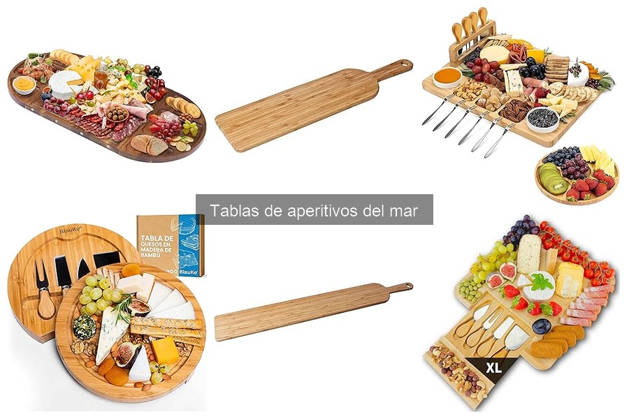 Alternativas creativas a las tablas de aperitivos del mar