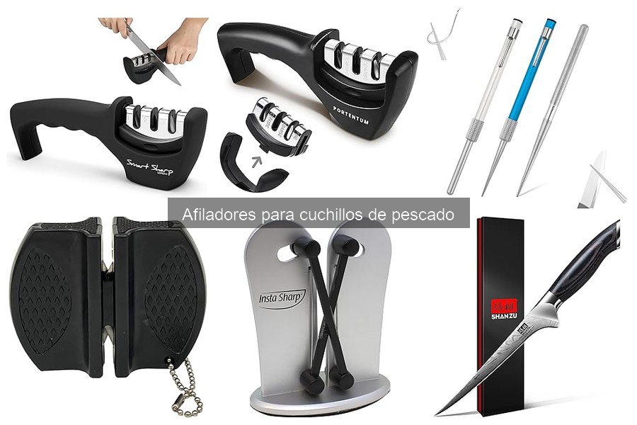 Alternativas efectivas a afiladores de cuchillos de pescado