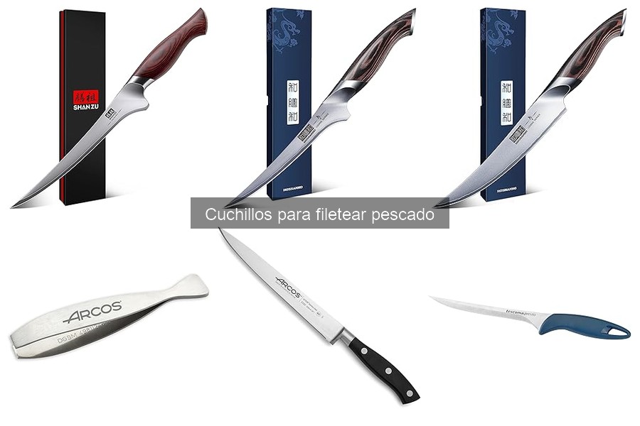 Alternativas útiles a cuchillos de filetear pescado