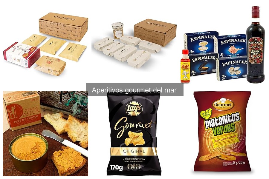 Aperitivos gourmet del mar listos para llevar: opciones y beneficios