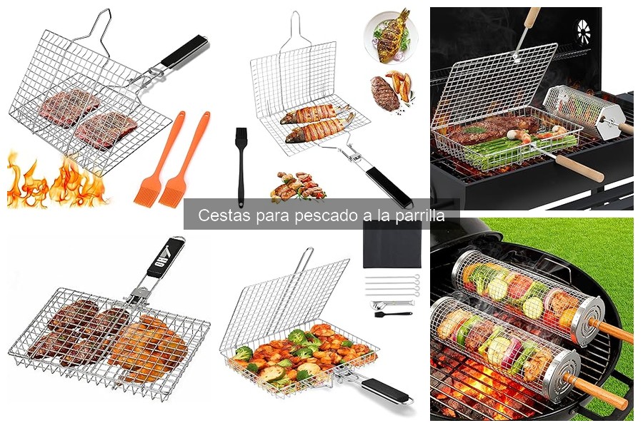 Beneficios de usar cestas para asar pescado a la parrilla