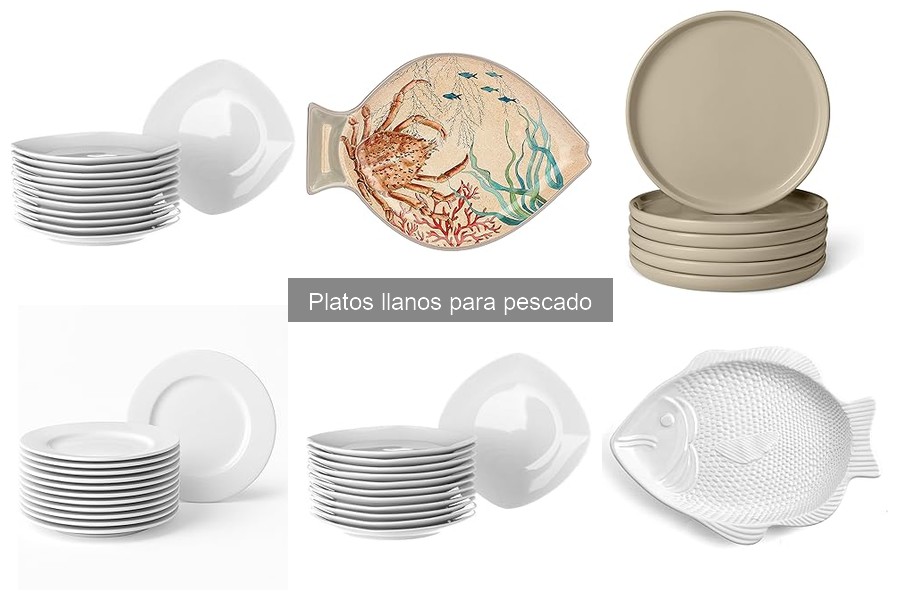 Beneficios de usar platos llanos para pescado en casa