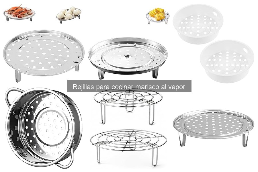 Beneficios de usar rejillas para cocinar marisco al vapor