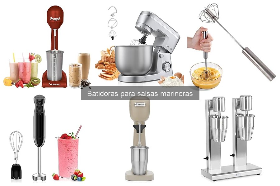Beneficios de usar una batidora para salsas marineras