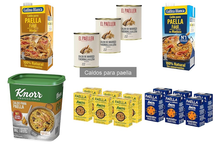 Beneficios del caldo para paella frente al agua