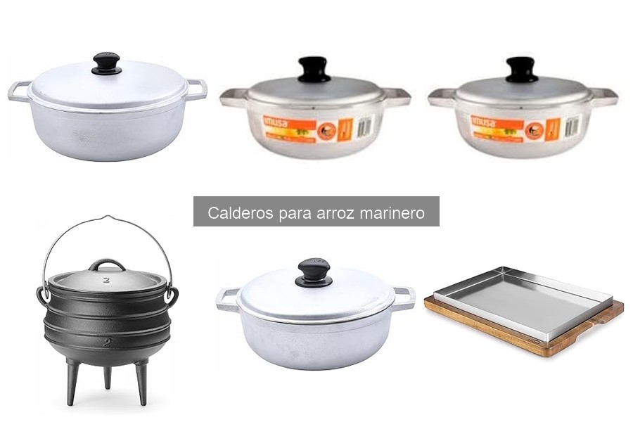 ¿Caldero o paellera para arroz marinero? Ventajas y comparativa