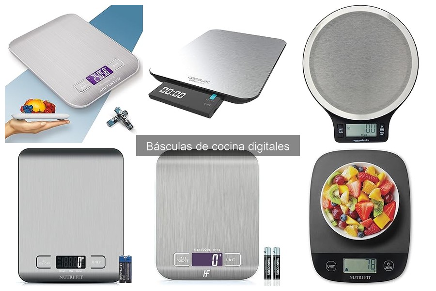 Características clave de básculas digitales para repostería