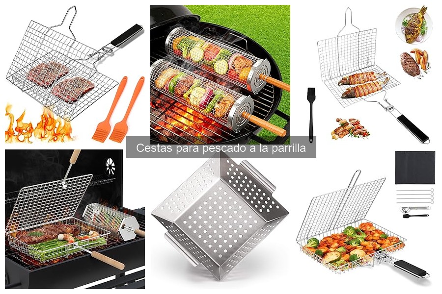 Cestas para pescado a la parrilla: características y beneficios