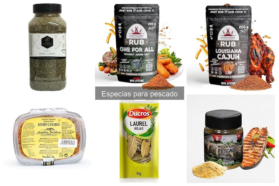 Combina especias perfectas con diferentes tipos de pescado