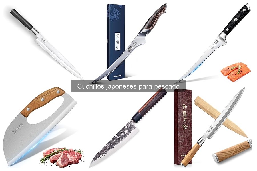 Cómo afilar y mantener cuchillos japoneses para pescado