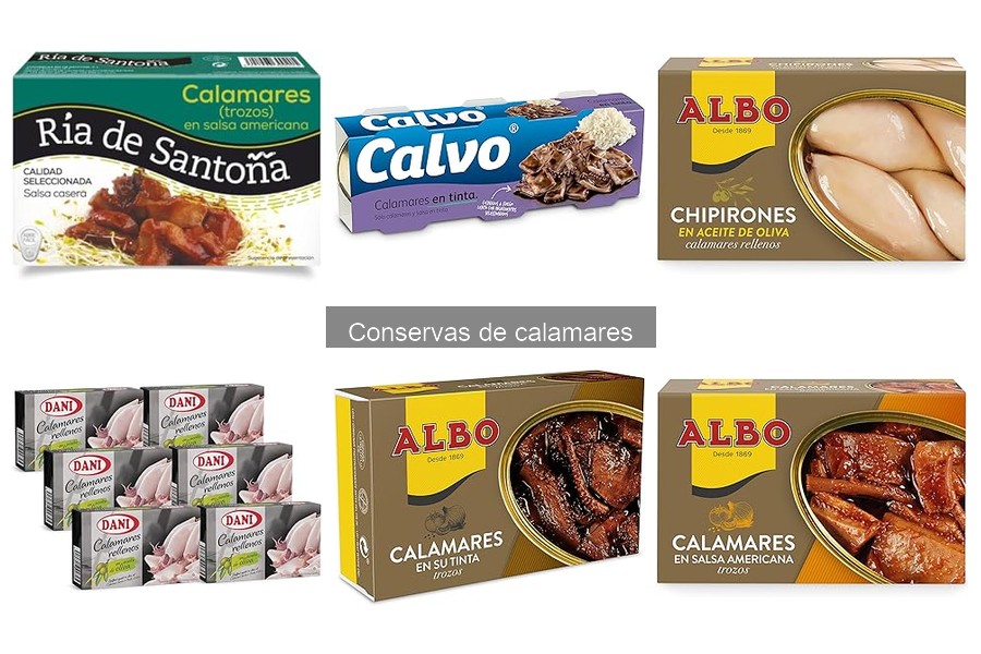 Cómo almacenar adecuadamente conservas de calamares