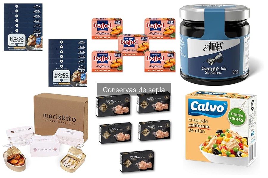 Cómo almacenar conservas de sepia de forma adecuada