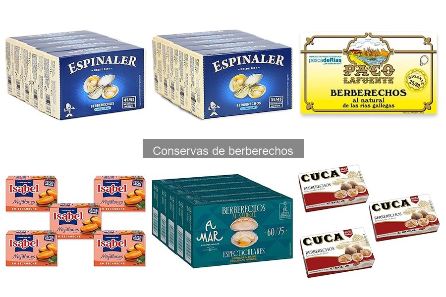 Cómo almacenar correctamente conservas de berberechos