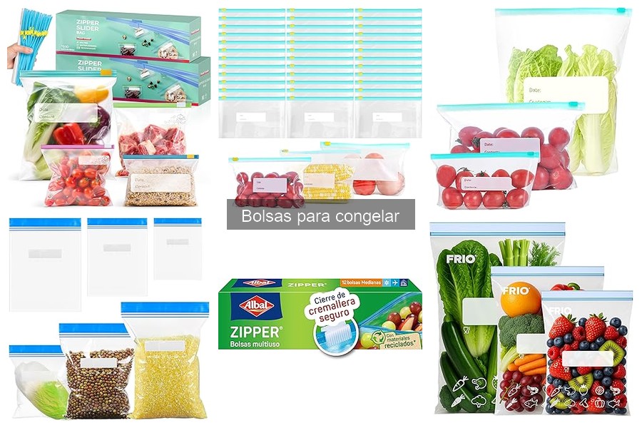 Cómo elegir bolsas para congelar según el tipo de alimento