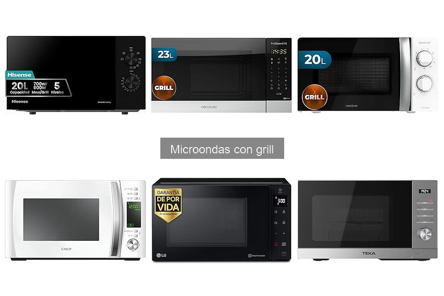Cómo elegir el mejor microondas con grill - Guía de compra