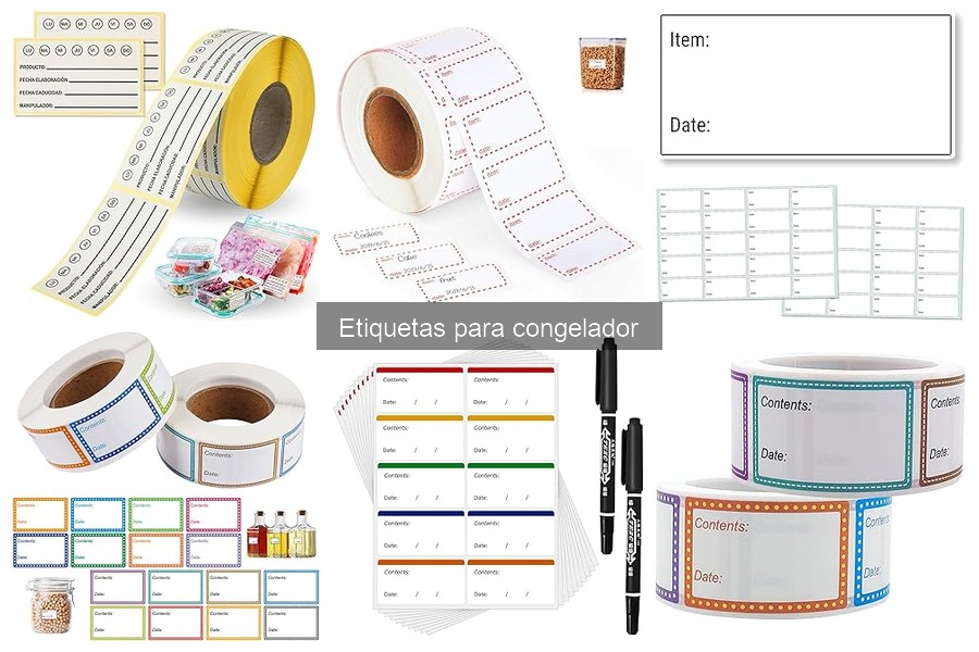 Cómo elegir las mejores etiquetas para congelador