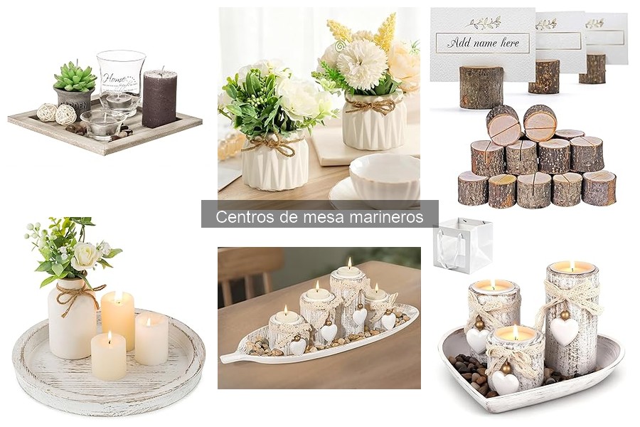 Cómo Limpiar y Mantener Centros de Mesa Marineros