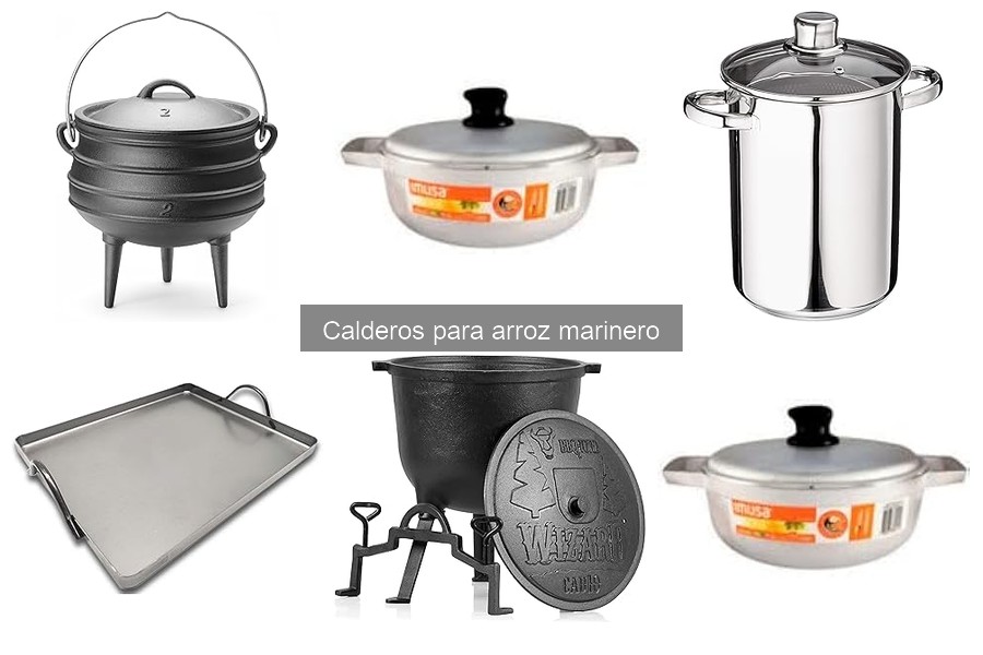 Cómo limpiar y mantener un caldero para arroz marinero