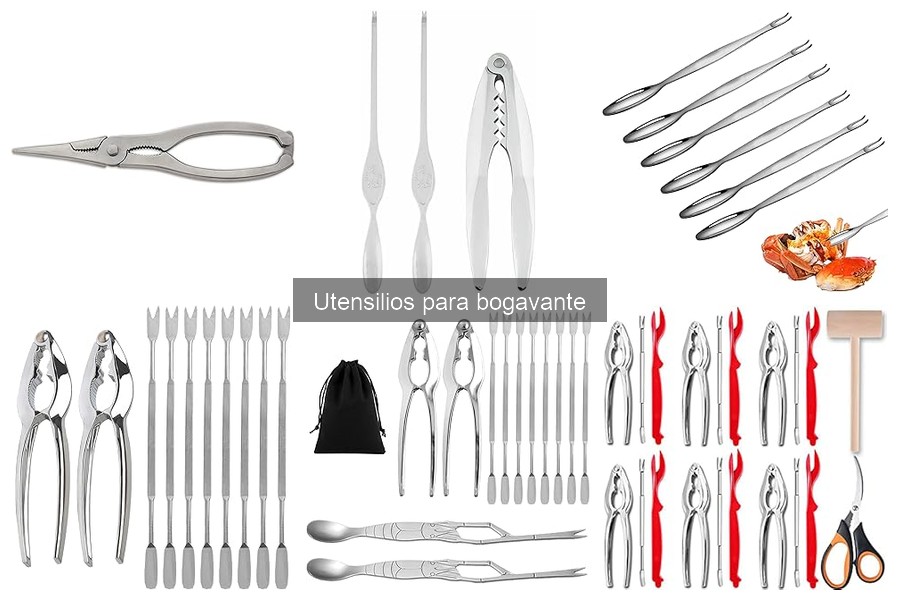 Cómo limpiar y mantener utensilios para bogavante