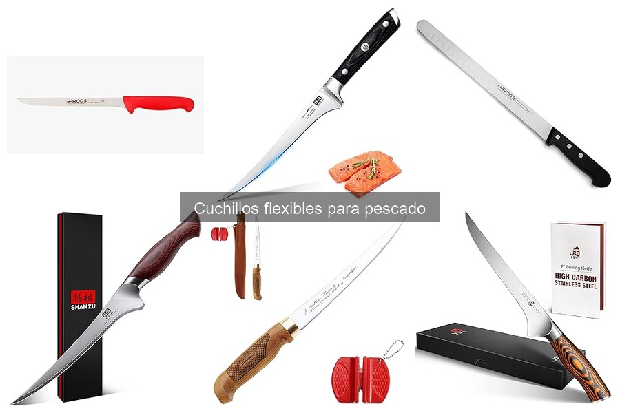 Cómo mantener cuchillos flexibles para pescado correctamente