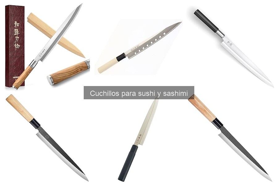 ** Cómo mantener y afilar cuchillos de sushi y sashimi