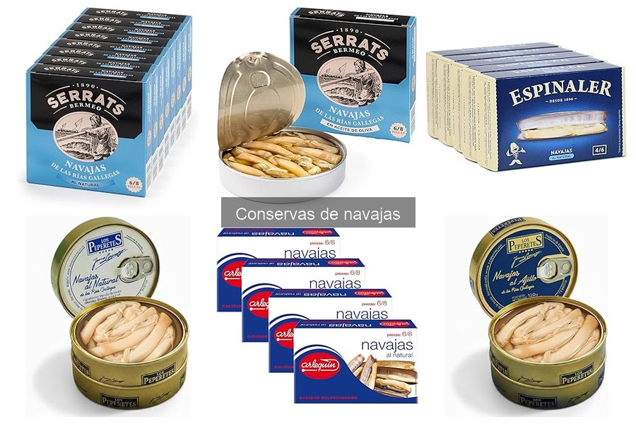 Cómo usar conservas de navajas en recetas deliciosas