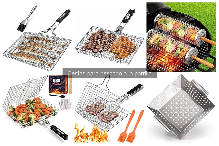 Cómo usar correctamente una cesta para pescado a la parrilla