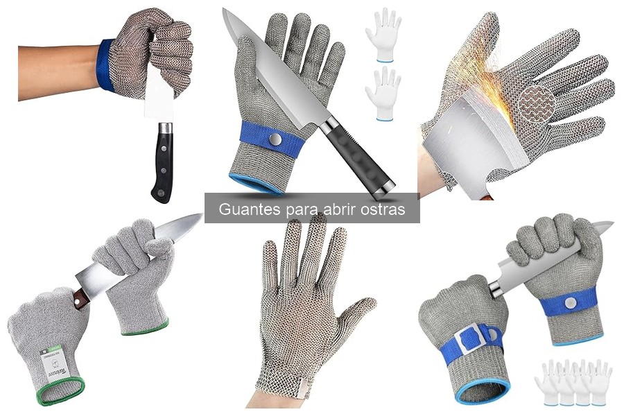 Cómo usar guantes para abrir ostras de forma segura